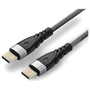 Kabel USB EverActive USB-A - USB-C 1 m Szary (CBB-1CG)