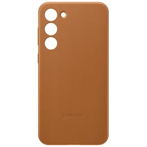 Samsung Etui Samsung Leather Case Galaxy S23+ brązowe