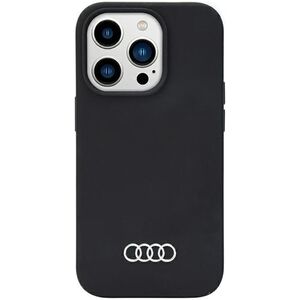 Audi Audi Silicone Case iPhone 14 Pro 6.1" czarny/black hardcase AU-LSRIP14P-Q3/D1-BK