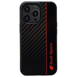 DefaultBrand Audi Carbon Fiber iPhone 13 Pro / 13 6.1" czarny/black hardcase AUS-TPUPCIP13P-R8/D1-BK