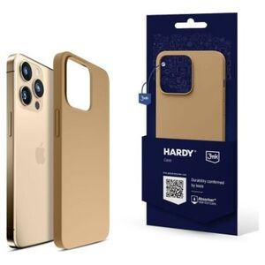 3MK Etui Hardy Silicone MagCase Dark Gold iPhone 15 Pro