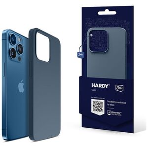 3MK Etui Hardy Silicone MagCase Royal Blue Apple iPhone 15 Pro