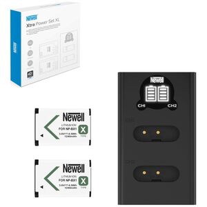 Akumulator Newell NEWELL Ładowarka dwukanałowa DL-USB-C i dwa akumulatory NP-BX1 do Sony