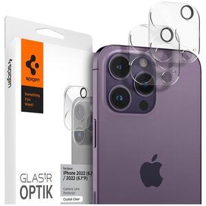 Spigen Spigen Glass tR Optik 2 Pack, crystal clear - iPhone 15 Pro/15 Pro Max/iPhone 14 Pro/14 Pro Max