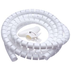 Connect IT CONNECT IT trubice pro vedení kabelů WINDER, 2,5m x 20mm, bílá (organizér kabelů)