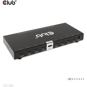 Club 3D Club3D Video splitter 1:8 HDMI 2.0 4K60Hz UHD (600Mhz), 8 portů