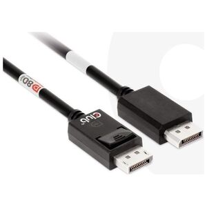 Club 3D Club3D Kabel DisplayPort 2.1 na DisplayPort 2.1 4K120Hz/8K60Hz HDR (M/M), 1.2m, černá