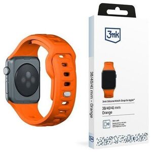 3MK 38/40/41 mm Orange - 3mk Silicone Watch Strap for Apple