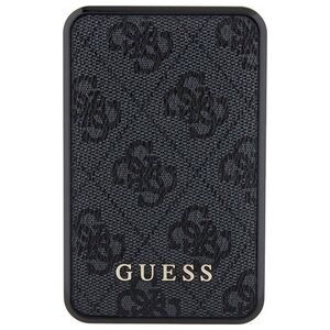 Powerbank Guess Guess Powerbank 18W GUPB10DP4GEGK 10000mAh czarny/black 4G Leather Metal Logo