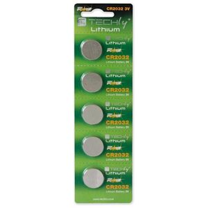 Techly Bateria High Energy CR2032 5 szt.
