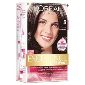 L’Oreal Paris Excellence Creme Krem koloryzujący 3 ciemny brąz