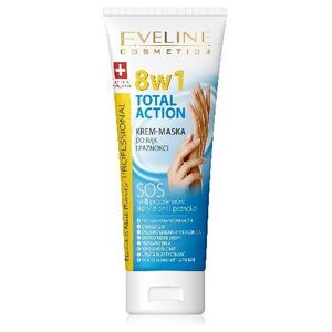 Eveline Hand & Nail Therapy Total Action 8w1 Krem-maska do rąk i paznokci 75ml