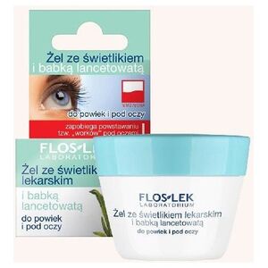 Floslek Pielęgnacja oczu Żel ze świetlikiem i babką lancetowatą do powiek słoik 10g