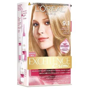 L’Oreal Paris Excellence Creme Krem koloryzujący 9.1 bardzo jasny blond popielaty