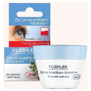 Floslek Pielęgnacja oczu Żel ze świetlikiem do powiek słoik 10g