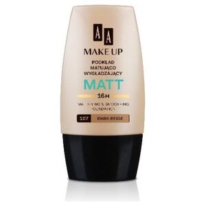 AA Make Up Matt Podkład matująco-wygładzający 107 Dark Beige 30ml