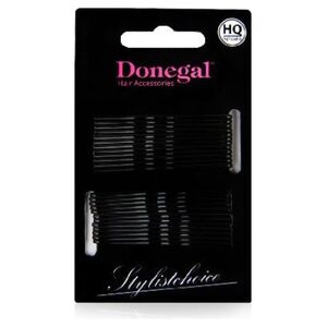 Donegal Wsuwka do włosów HQ 5cm czarna 24szt 5091