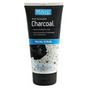 Beauty Formulas Charcoal Peeling do twarzy głęboko oczyszczający z aktywnym węglem 150ml