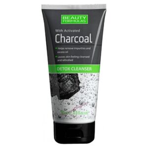 Beauty Formulas Charcoal Żel do twarzy detoksykujący głęboko oczyszczający z aktywnym węglem 150ml