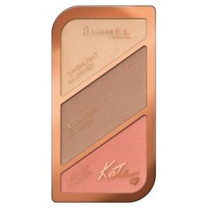 Rimmel  Kate Sculpting Kit paleta do konturowania twarzy 002 Coral Glow 18,5g