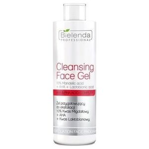 Bielenda Professional Cleansing Face Gel 10% Mandelic Acid + AHA + Lactobionic Acid Żel przygotowujący do eksfoliacji 200g
