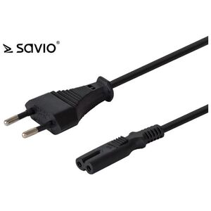 Kabel zasilający Savio C7 ósemka, 1.2m (SAVIO CL-97)