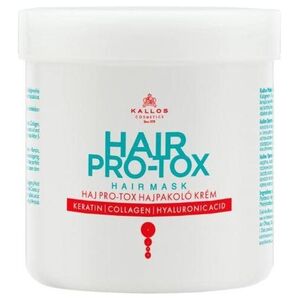Kallos KJMN HAIR PRO-TOX Maska do Włosów z Keratyną, Kolagenem i Kwasem Hialuronowym 500 ml