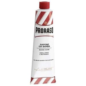 Proraso Proraso Red Mydło do golenia twardego zarostu w wygodnej tubce 150 ml
