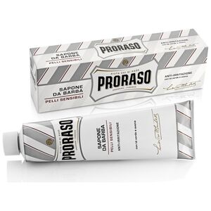 Proraso Proraso White Mydło do golenia w wygodnej tubce dedykowane skórze wrażliwej 150 ml