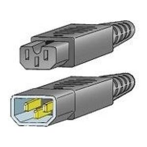 Kabel zasilający Cisco Cabinet Jumper Power Cord, 250 VAC 13A, (CAB-C15-CBN=)