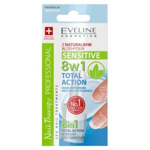Eveline Odżywka do paznokci 8w1 Total Action Sensitive 12 ml