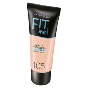 Maybelline  Fit Me Liquid Foundation matujący podkład do twarzy 105 Natural Ivory 30ml