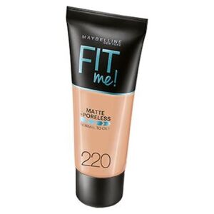 Maybelline  Fit Me Liquid Foundation matujący podkład do twarzy 220 Natural Beige 30ml