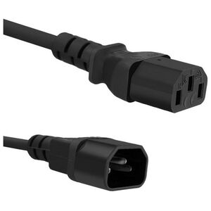 Kabel zasilający Qoltec C13 / C14, | 1.8m (53897)