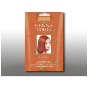 Venita Ziołowa odżywka koloryzująca Henna Color 30g 7 miedziany