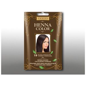 Venita Ziołowa odżywka koloryzująca Henna Color 30g 19 Czarna czekolada