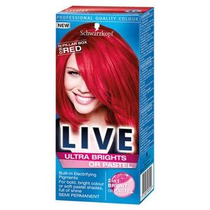 Schwarzkopf LIVE 92 OSTRA CZERWIEŃ