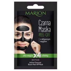 Marion Detox Aktywny Węgiel Maska czarna peel-off 6g