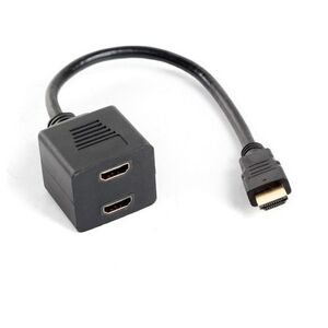 Lanberg splitter HDMI - 2x HDMI (AD-0019-BK)