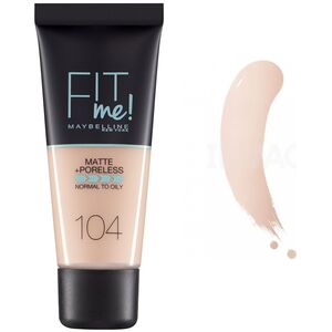 Maybelline  Fit Me Liquid Foundation 104 Soft Ivory 30ml