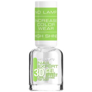 Miss Sporty Nail Expert 3D Gel Effect lakier utwardzający 8ml