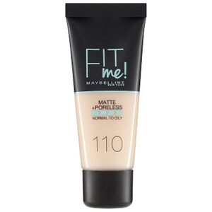 Maybelline  Fit Me Liquid Foundation matujący podkład do twarzy 110 Porcelain 30ml
