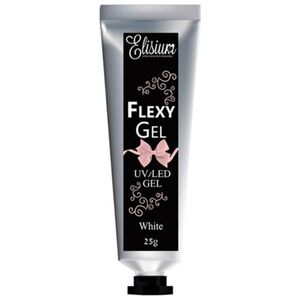 Elisium Żel do przedłużania paznokci Flexy Gel White 25g