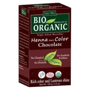 Indus Valley Bio Organic henna do włosów Czekoladowy 100g