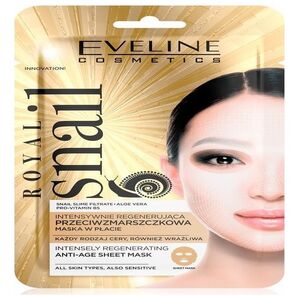 Eveline Maseczka do twarzy Royal Snail Intensely Regenerating Anti-Age Sheet Mask regenerująca