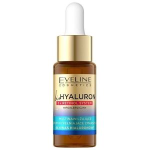 Eveline bioHYALURON 3xRetinol System Multinawilżające Serum wypełniające zmarszczki 18ml (5903416035312)