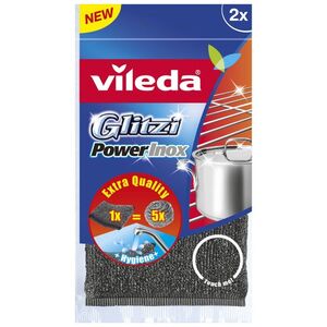 Vileda Vileda Zmywak Inox Glitzi Power Pad 2szt