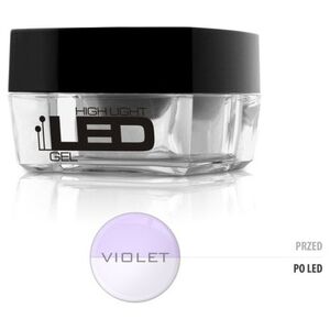 Silcare Żel do paznokci High Light Led Gel Violet 15g