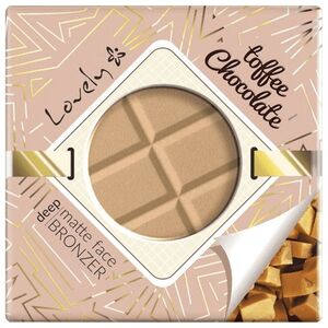 Lovely Toffee Chocolate Deep Matte Face Bronzer czekoladowy matowy puder brązujący do twarzy i ciała 9g