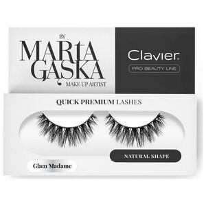 Clavier CLAVIER_Quick Premium Lashes rzęsy na pasku Glam Madame 829